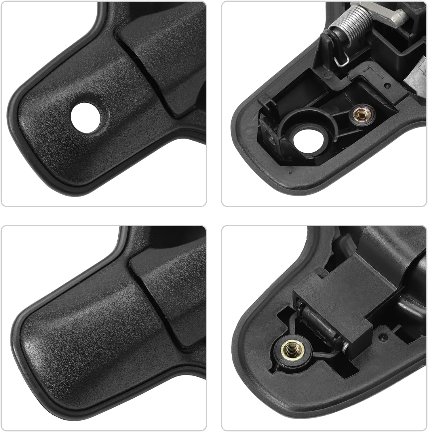 Exterior Door Handles fits Colorado Canyon 2004-2012, i-280 i-350 2006, i-290 i-370 2007-2008 Front & Rear Left Driver & Right Passenger Door Handle Replace79317, GM1310141, 25801996