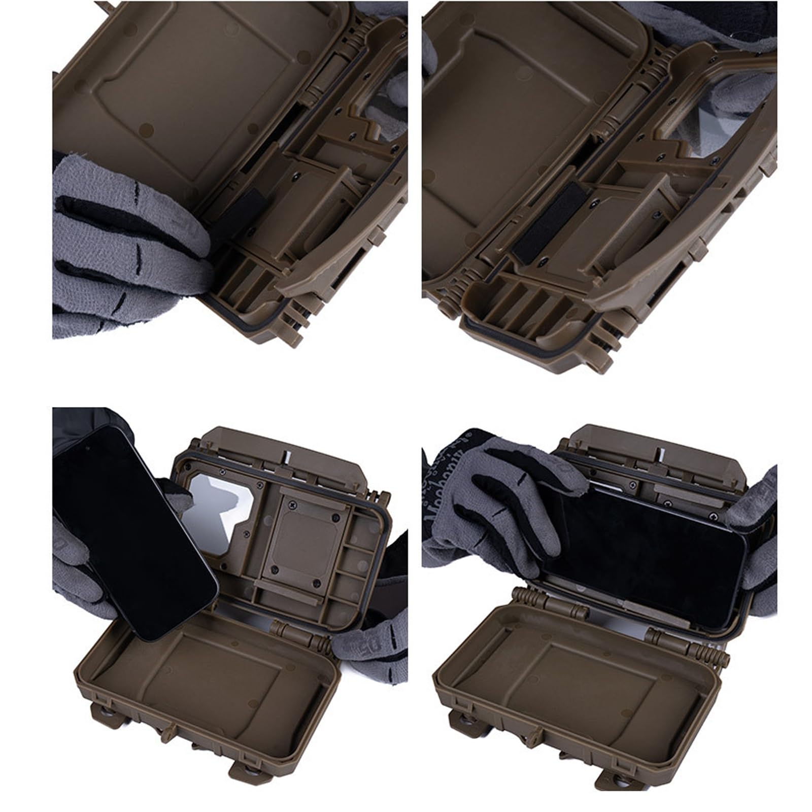 Support de Téléphone Tactique Multifonctionnel pour Poitrine, Plaque de Navigation Molle pour Airsoft, Randonnée, Cyclisme, Missions Tactiques en Plein Air