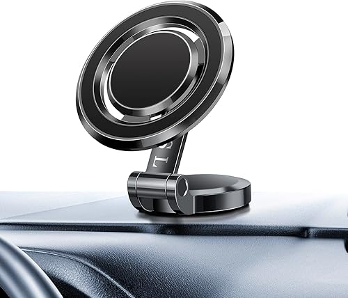 Miniatura 7 de Soporte plegable Magsafe para automóvil, soporte magnético para teléfono celular, soporte magnético para teléfono celular, soporte magnético para