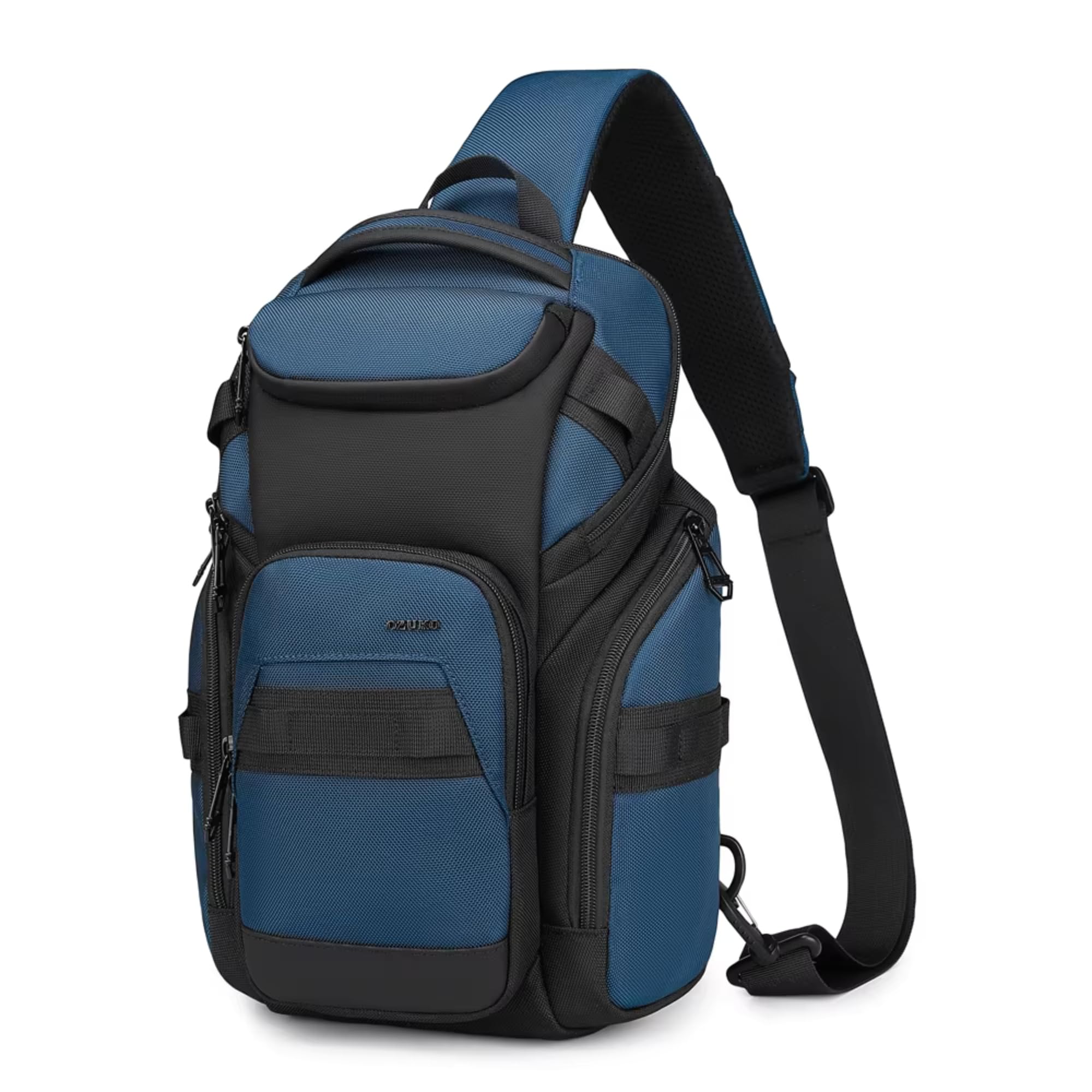 9809 Sling Backpack, Water-Resistant, Crossbody Messenger Bag, Lightweight Multi-Pocket Design for Daily Outdoor Travel