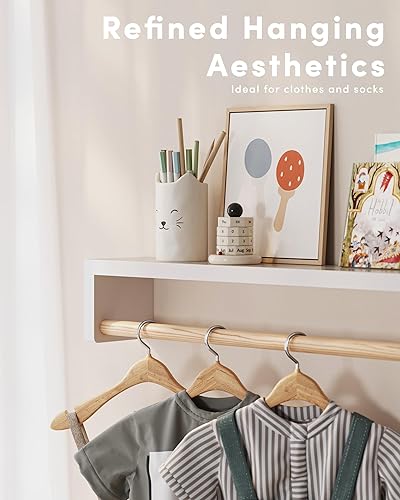 Miniatura 5 de G&W Gruwald Juego de 3 estantes para libros de guardería, estantería de pared, estante de libros para habitaciones de niños, estantes de pared para