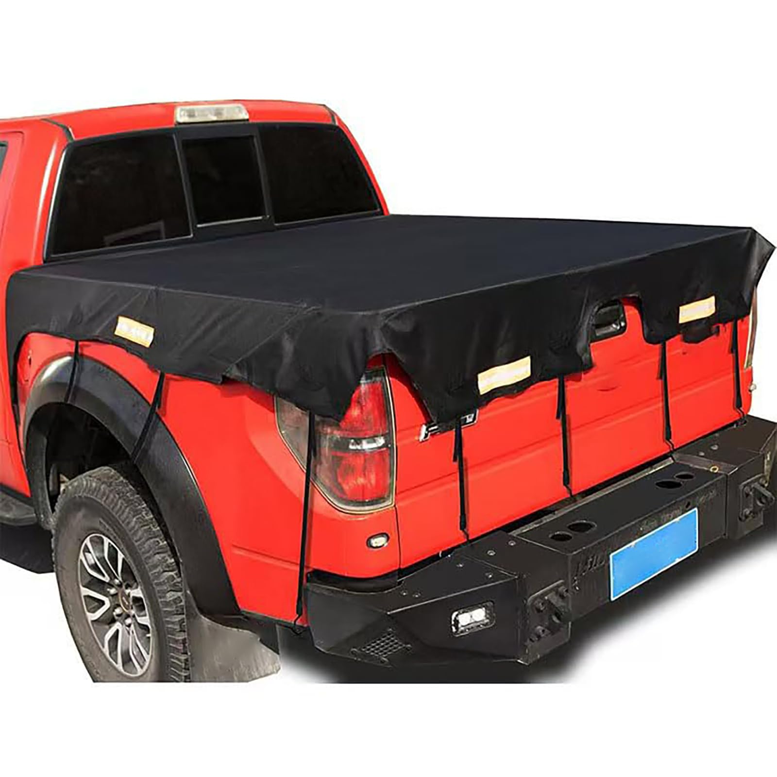 Copertura Cassone di Pick-up per Mitsubishi L200 Triton 2019-2024,Tessuto Oxford Protettivo,Copertura Robusta per Cassone Pickup,Impermeabile,A/L177*W185