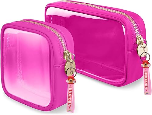 Miniatura 1 de Yhwocd Pequeña bolsa de maquillaje organizadora de maquillaje para mujeres,, Rojo -, Bolsa de cosméticos de viaje
