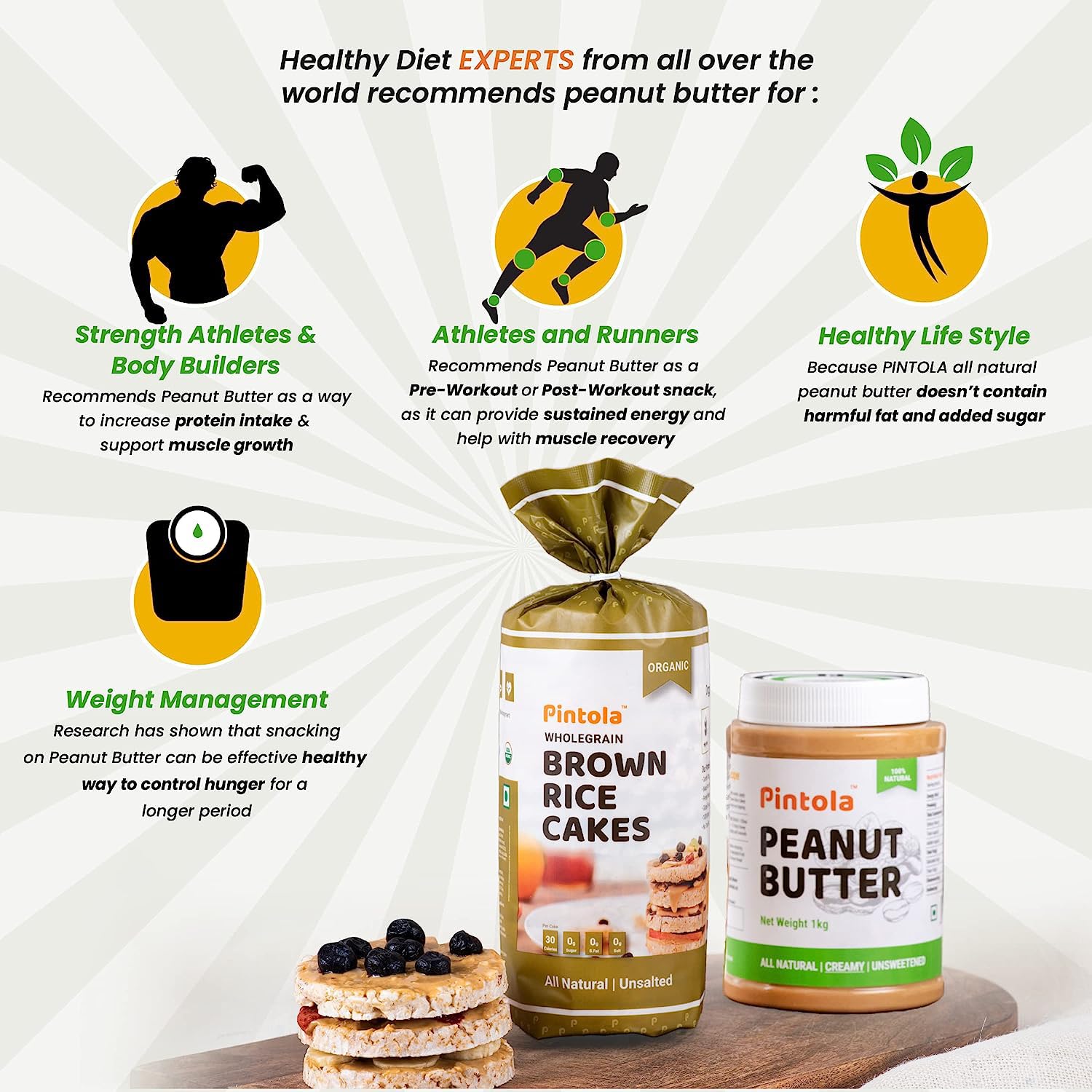 Pintola All Natural Peanut Butter (EXTRA Crunchy) (Unsweetened) (350g)