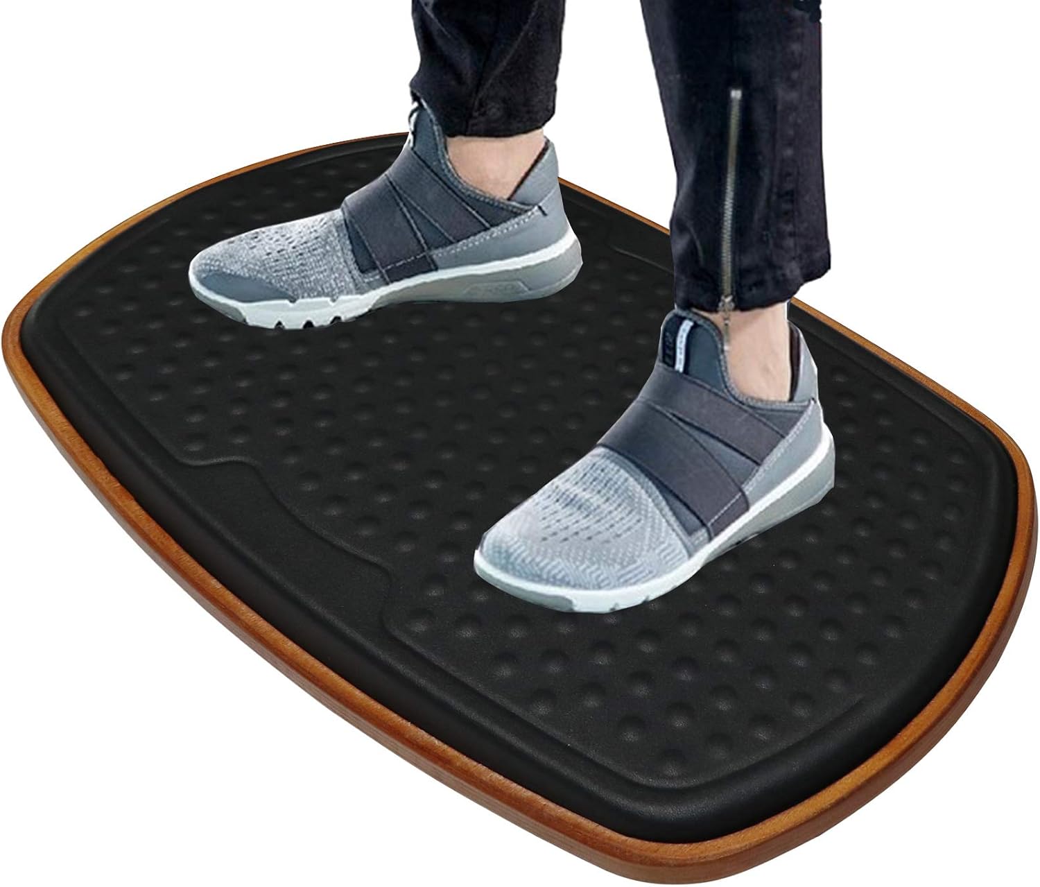 Ergohead Standing Desk Anti Fatigue Mat Balance Board Upgraded Wooden