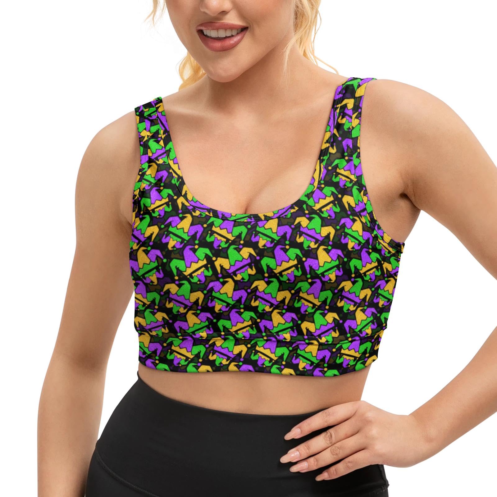 Yoga top Women's Cheerleading Uniform Gym Outfit Running Crop Tops Yoga Shirts Casual Tank Top