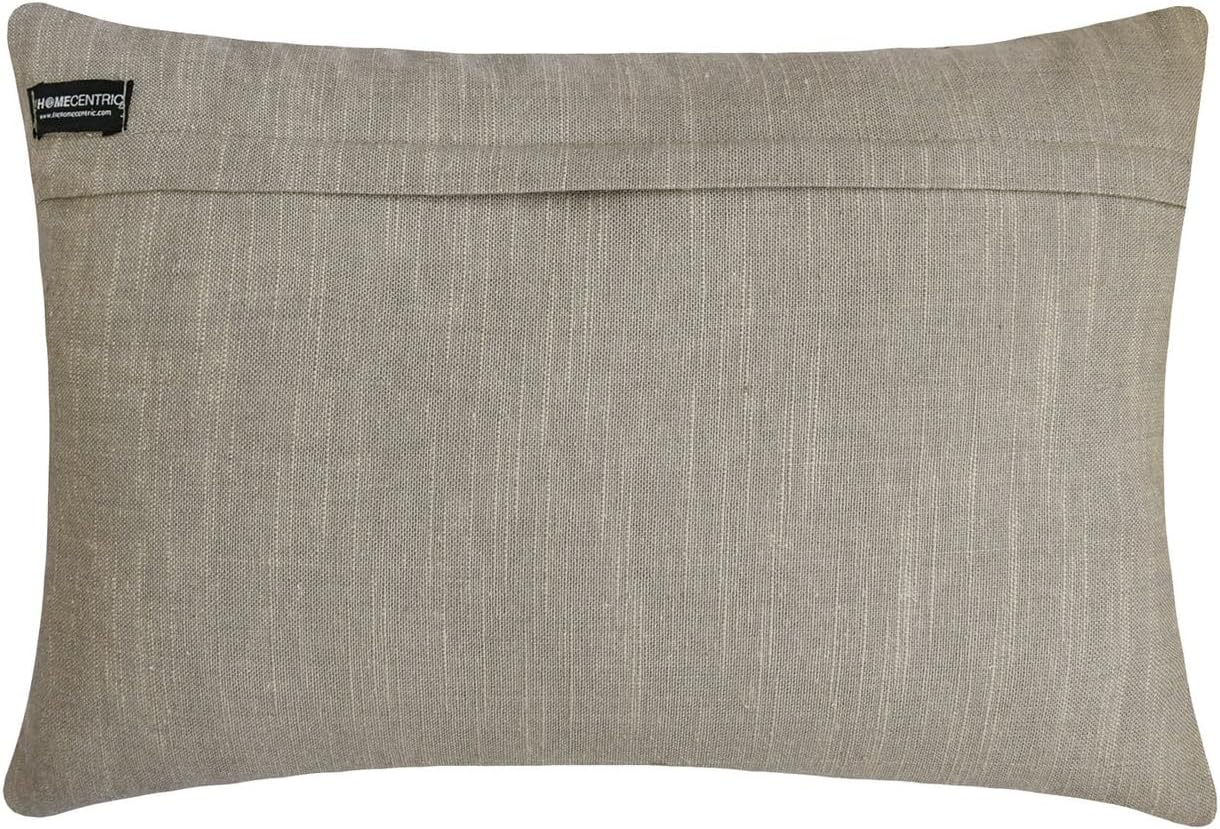 The HomeCentric Decorative Oblong Pillow Cover Brown, 12"x24" (30x60 cm) Velvet Animal Pattern, Bead Hand Embroidery Cushion Covers for Sofa, Couch, Bed and Patio, Animal Modern - Prowl & Pounce