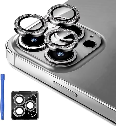 Miniatura 27 de Jeluse [Paquete de 2 protectores de lente de cámara diseñados para iPhone 13 Pro/iPhone 13 Pro Max, protector de pantalla de vidrio templado 9H