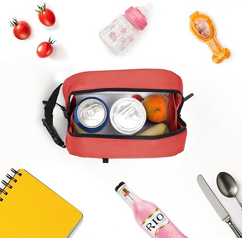 Miniatura 5 de Cerbonny Pequeña bolsa hielera congelable para viajes de trabajo, escuela, a prueba de fugas, aislada, adecuada para mayores de 3 años