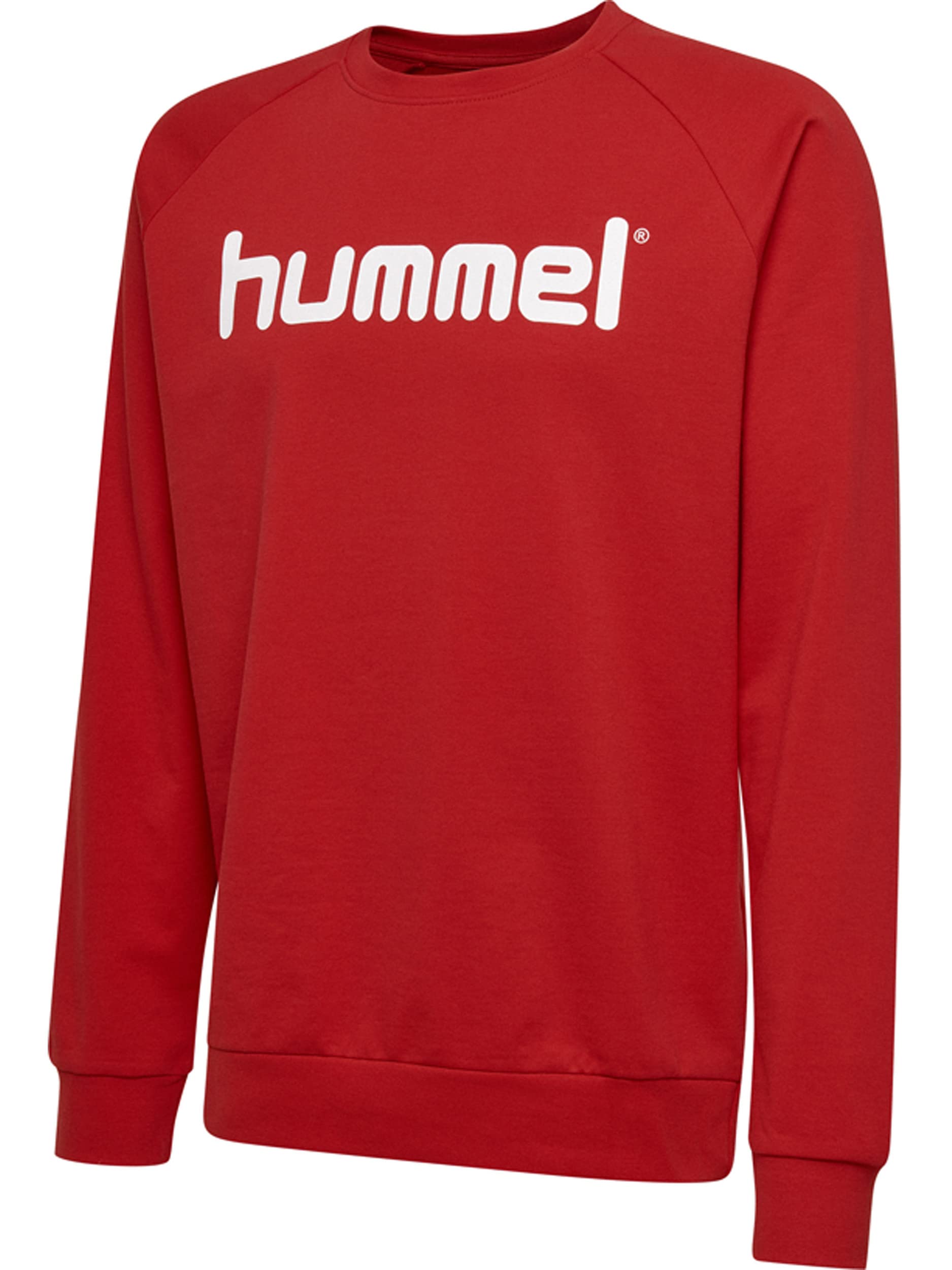 hummel Men's Go Cotton Logo Sweatshirt True Red