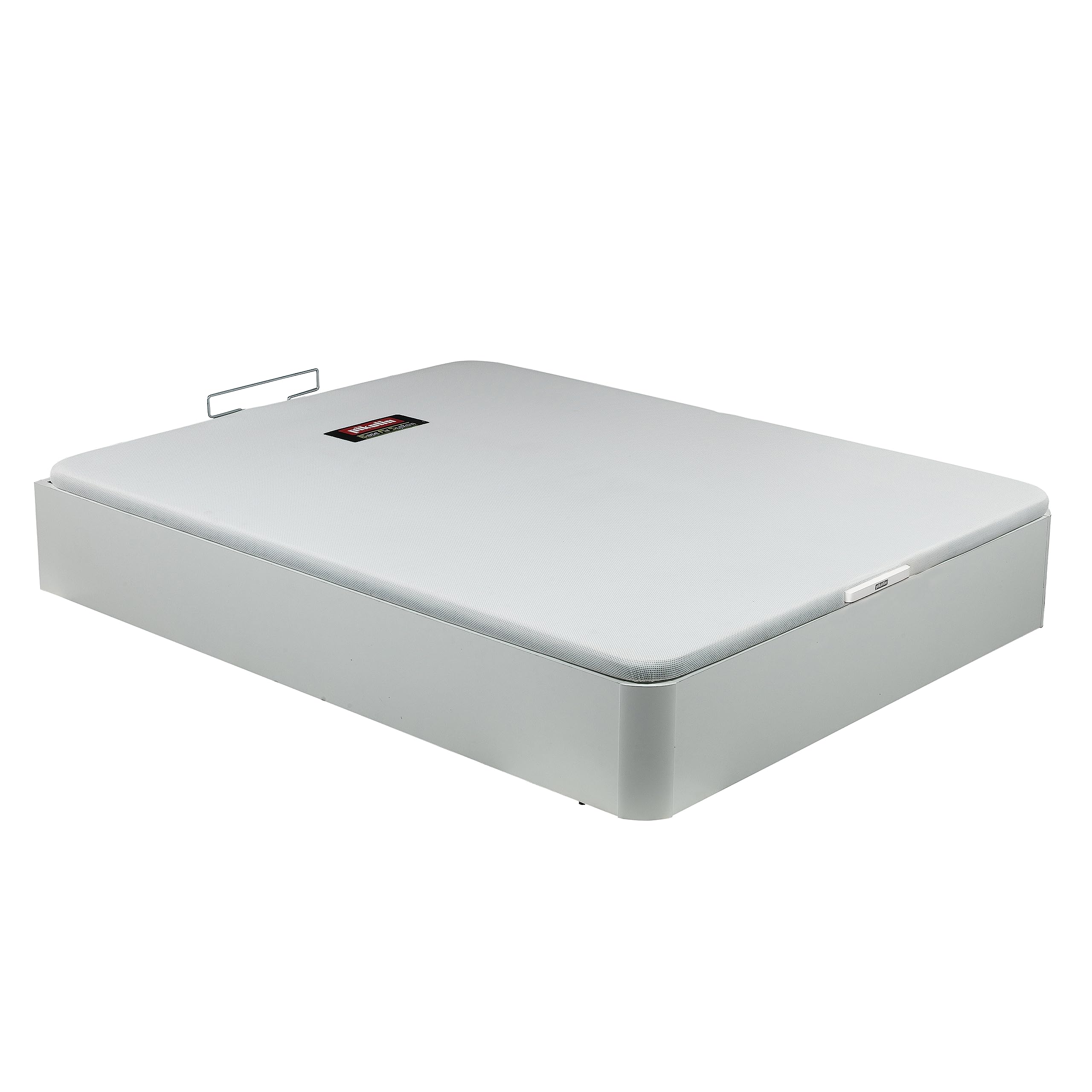 PIKOLIN Pack Colchón Wow, Muelles Ensacados 27cm + Canapé Abatible Blanco + 2 Almohadas Fibra con Entrega, Montaje Dentro del Domicilio y Retirada de Colchón y Base Usada Incluido, 135x190