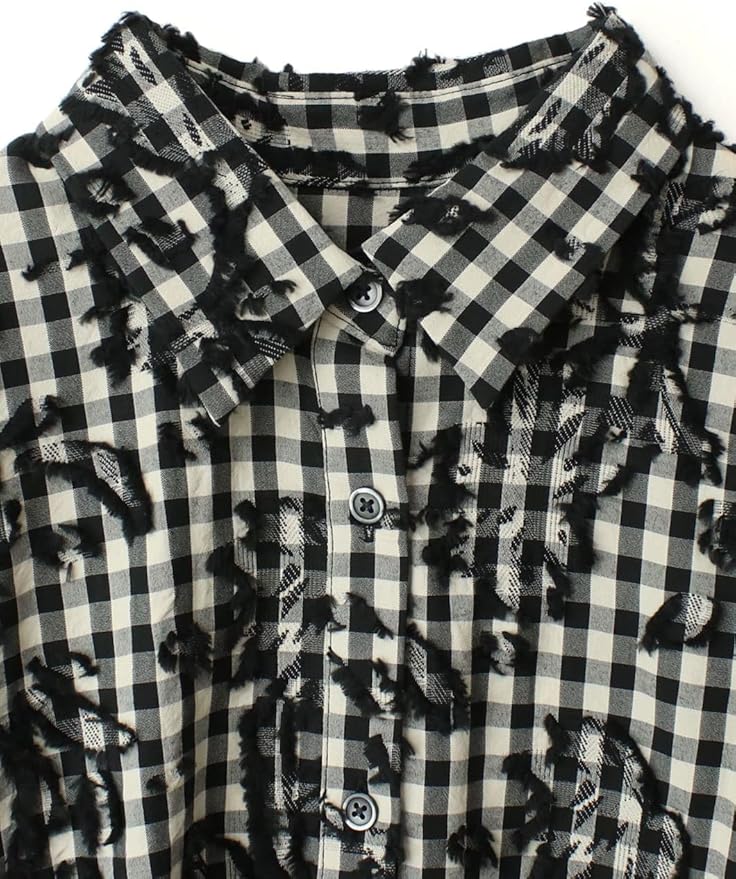 新品COEL 2WAYチェックジャガードシャツ COEL 2WAYチェックジャガードシャツ | KOKO