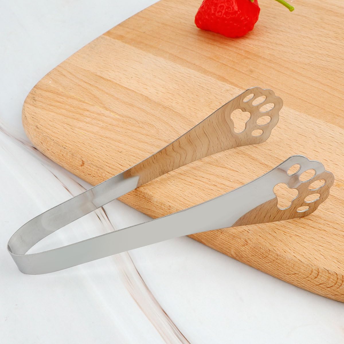 Keewah Bear Paw Serving Tongs - 6 Pack -3