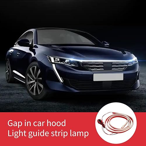 Miniatura 4 de Tira de luz LED para capó de automóvil, flexible, impermeable, a través del tipo de hueco, tira de luz para rejilla central, tira de luz LED de