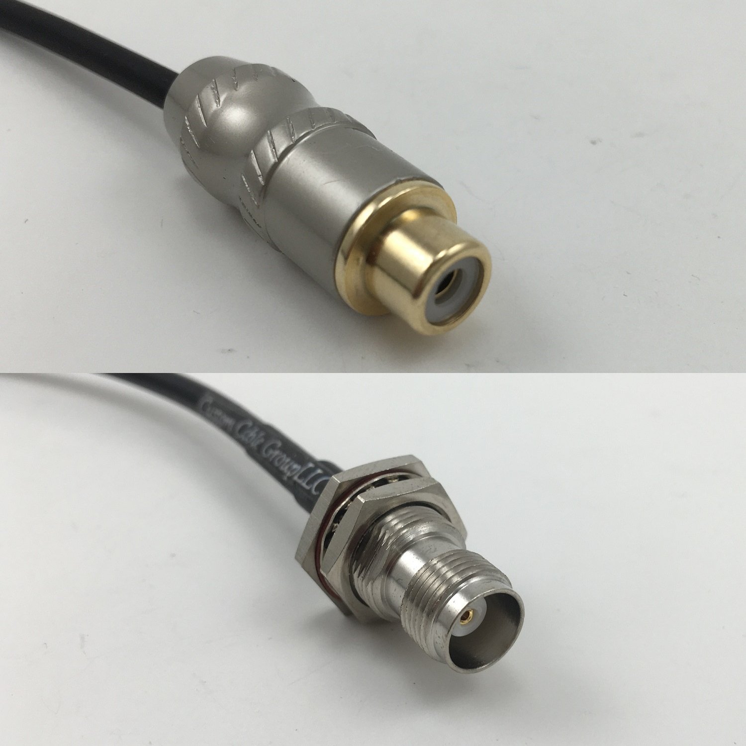 3 feet RG142 RCA FEMALE to TNC FEMALE BULKHEAD Pigtail Jumper RF coaxial cable 50ohm Quick USA Shipping