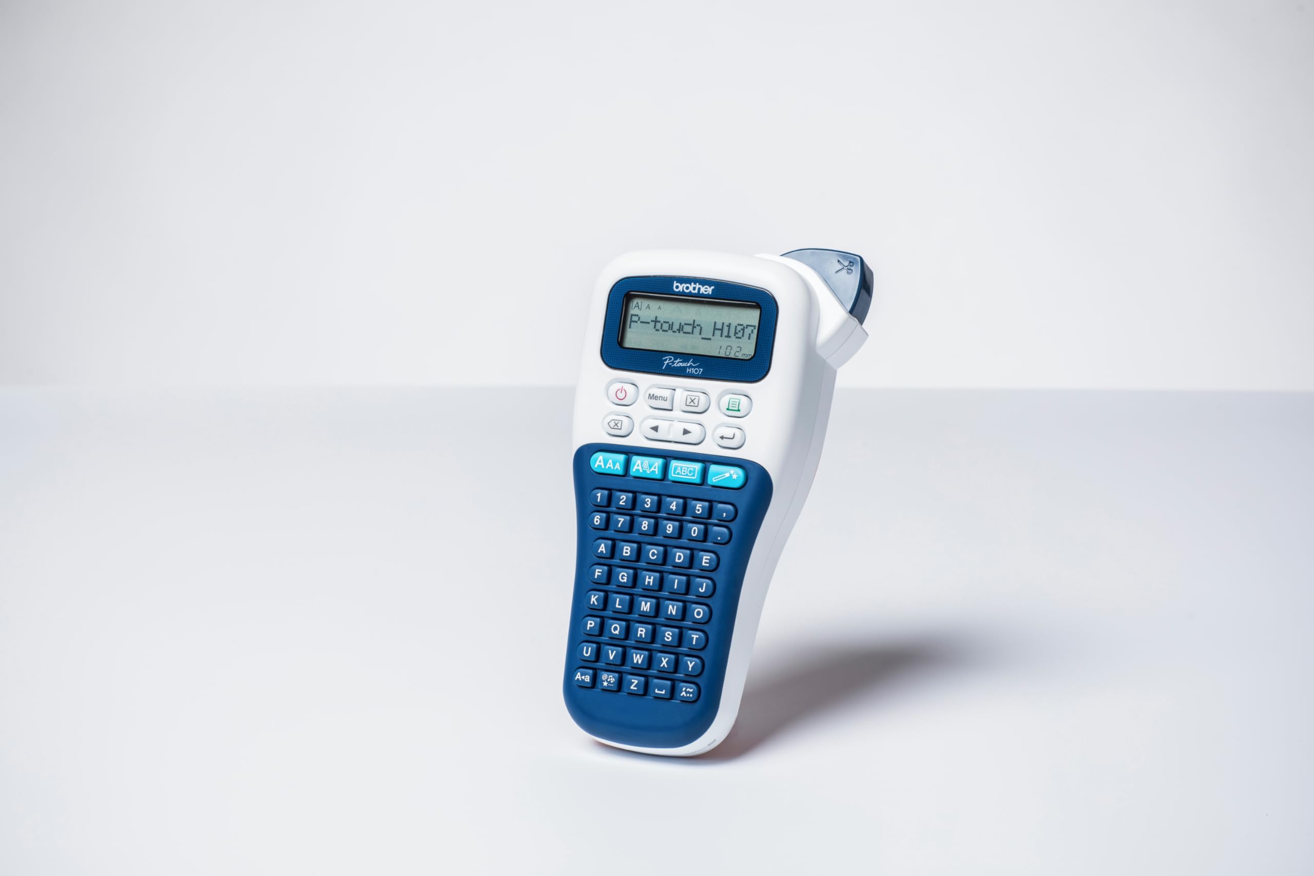 Brother PT-H107B étiqueteuse Portable pour la Maison et Le Bureau, jusqu'à 12 mm, Vitesse d'impression jusqu'à 20 mm/Sec