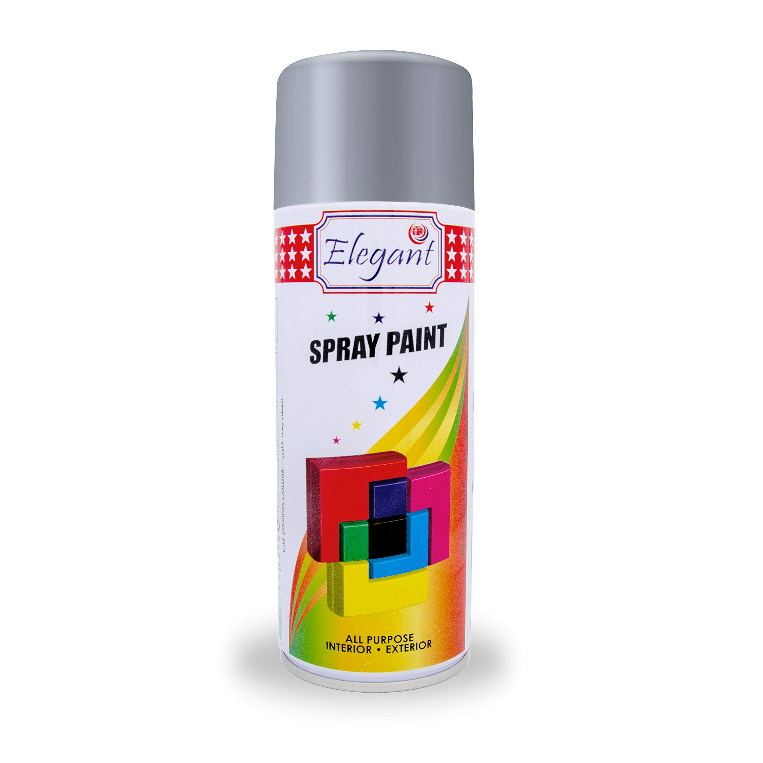 Buy Elegant Multipurpose SPRAY PAINT Metallic SILVER 400ML Fast