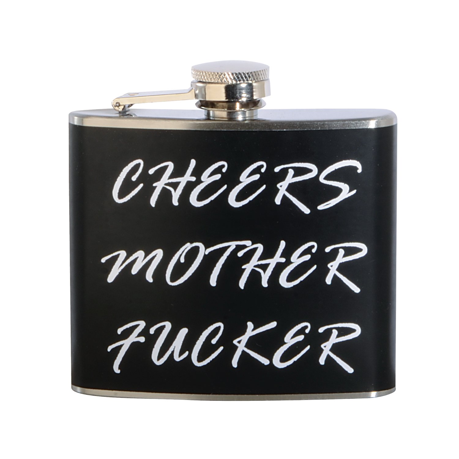 Cheers Mother Fucker 5 oz. Stainless Steel Flask
