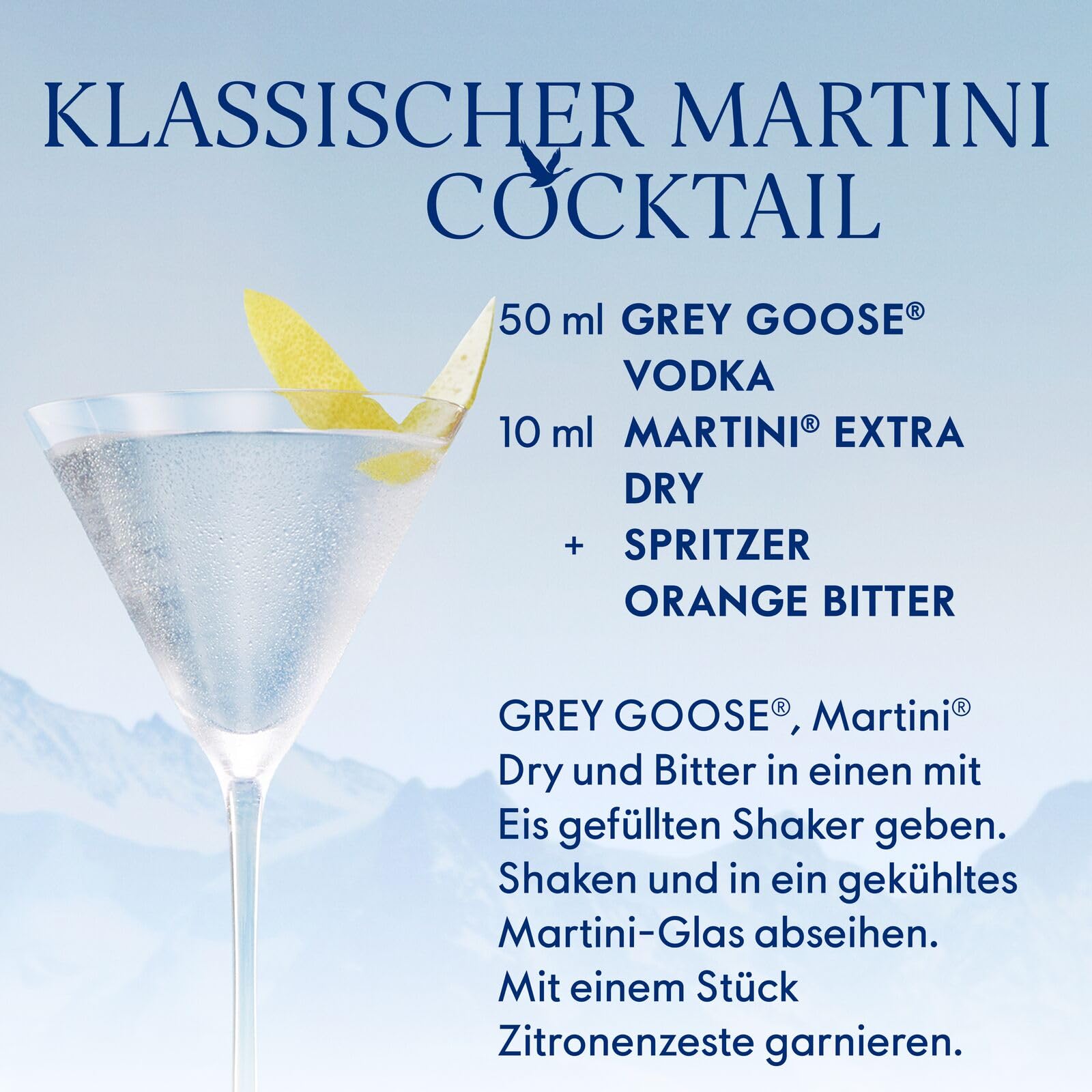 Grey Goose Premium Vodka 40% Vol. 1,5l aus Frankreich