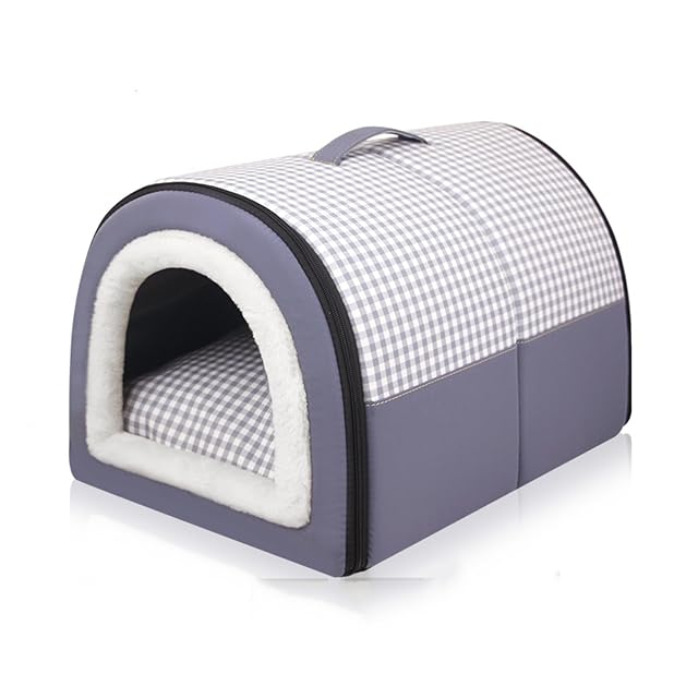 Cuevas para gatos con asa para interiores, casitas impermeables para gatitos