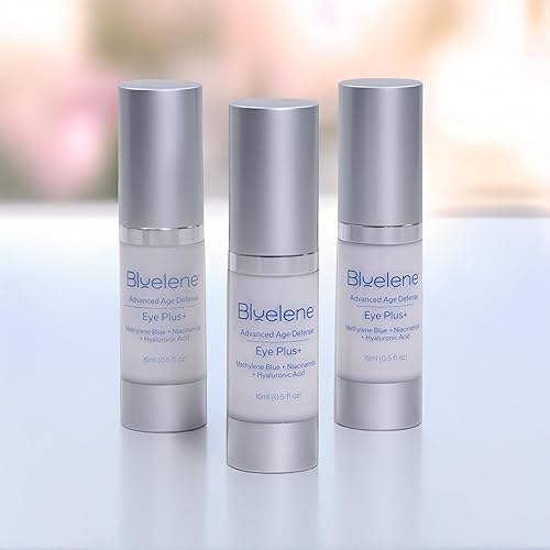 Miniatura 3 de Bluelene EyePlus+, una nueva fórmula impulsada por la trifecta definitiva de azul de metileno, ergotioneína y niacinamida. Aprobado por