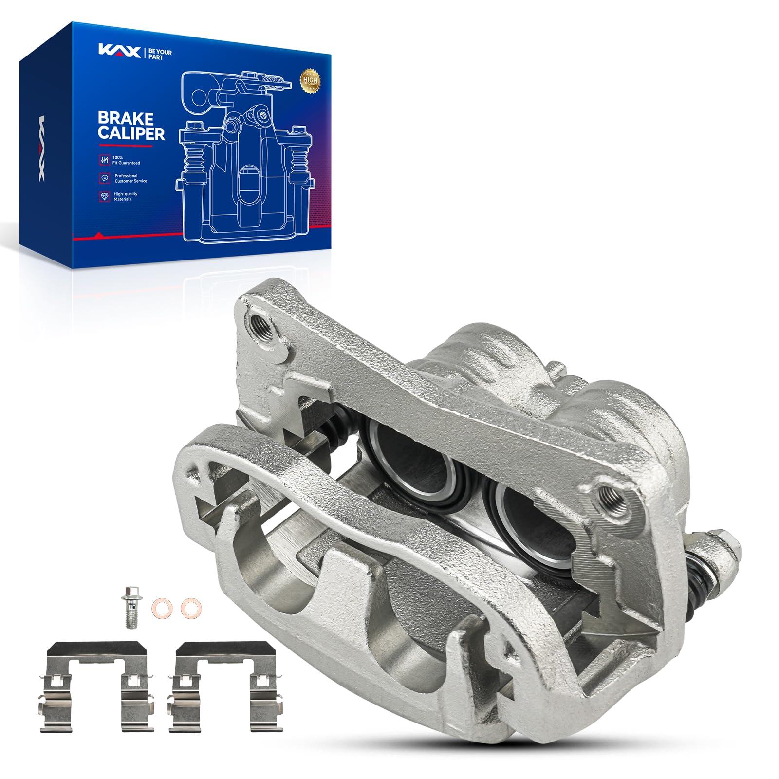 KAX Disc Brake Caliper Assembly Fit for Subaru Impreza 2012-2014 2.0L, Subaru Impreza 2002-2011 2.5L, Subaru Impreza 2015-2016, Subaru Legacy 2003-2004 2.5L, Saab 9-2X 2005-2006 2.5L, Front Left Side