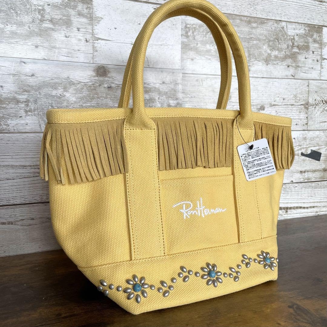 Amazon.co.jp: ロンハーマン フリンジトートバッグ ターコイズスタッズ  