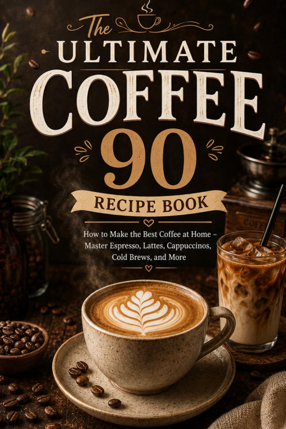 The Ultimate Coffee 90 Recipe Book: How to Make the Best Coffee at Home – Master Espresso, Lattes, Cappuccinos, Cold Brews, and More
