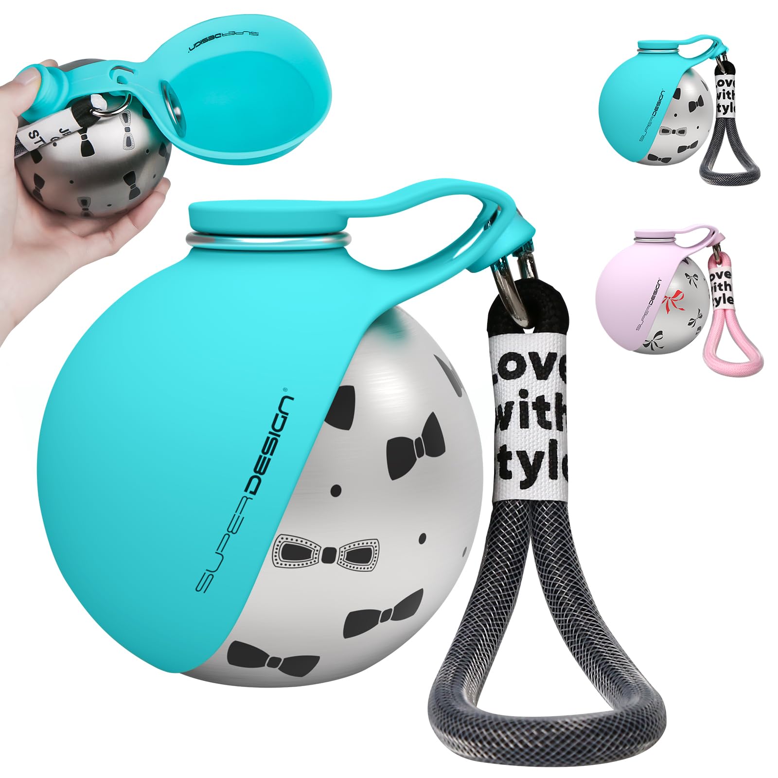 Pet Supplies : 2-in-1 Portable Dog Water Bottle for Small Dogs