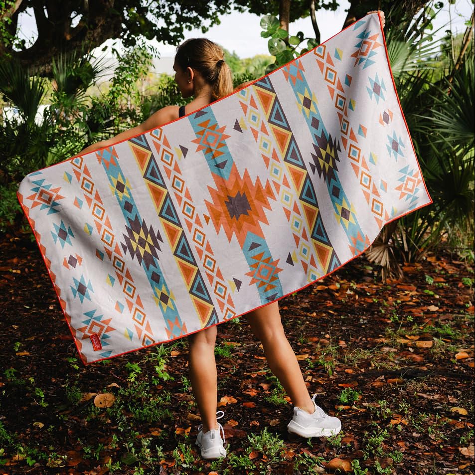 Image of Sprints Athletic Running Towel, Full-Sized, Car Seat Cover - Performance Microfiber (Adobe Echo)