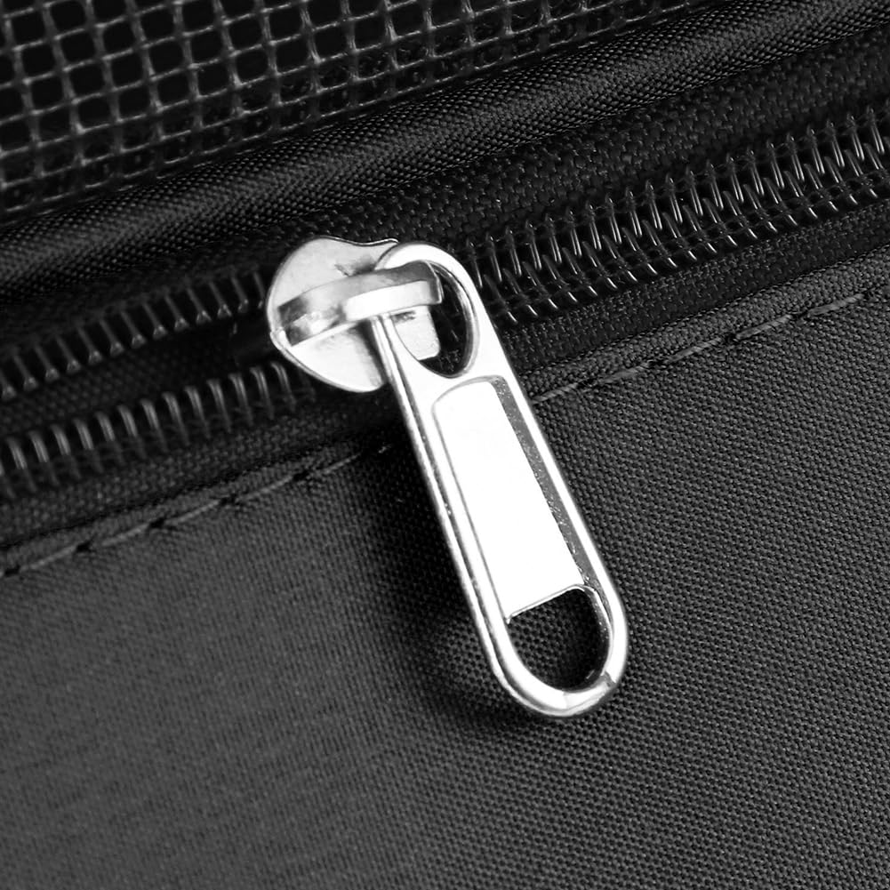Sac de Transport Souple pour Animal de Compagnie Cage de Transport Chat Chien Respirant Sac de Voyage Portable Chat Chiot avec Bandoulière Réglable Sacs à Main Chaton Pliable en Voiture Train Avion
