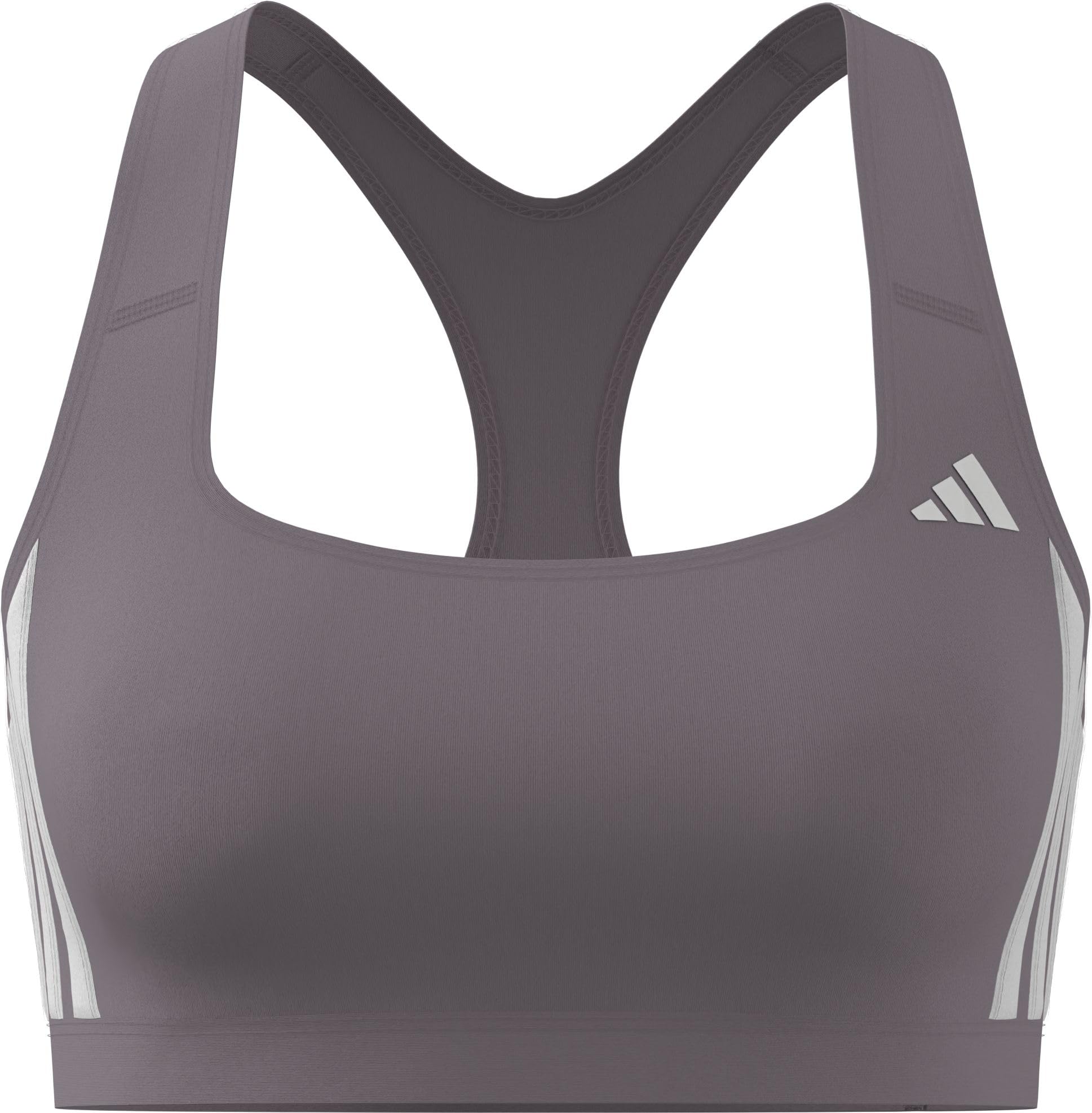 adidas Women's Training Workout Essentials Medium Support Bra, Lilac, Size L, Women