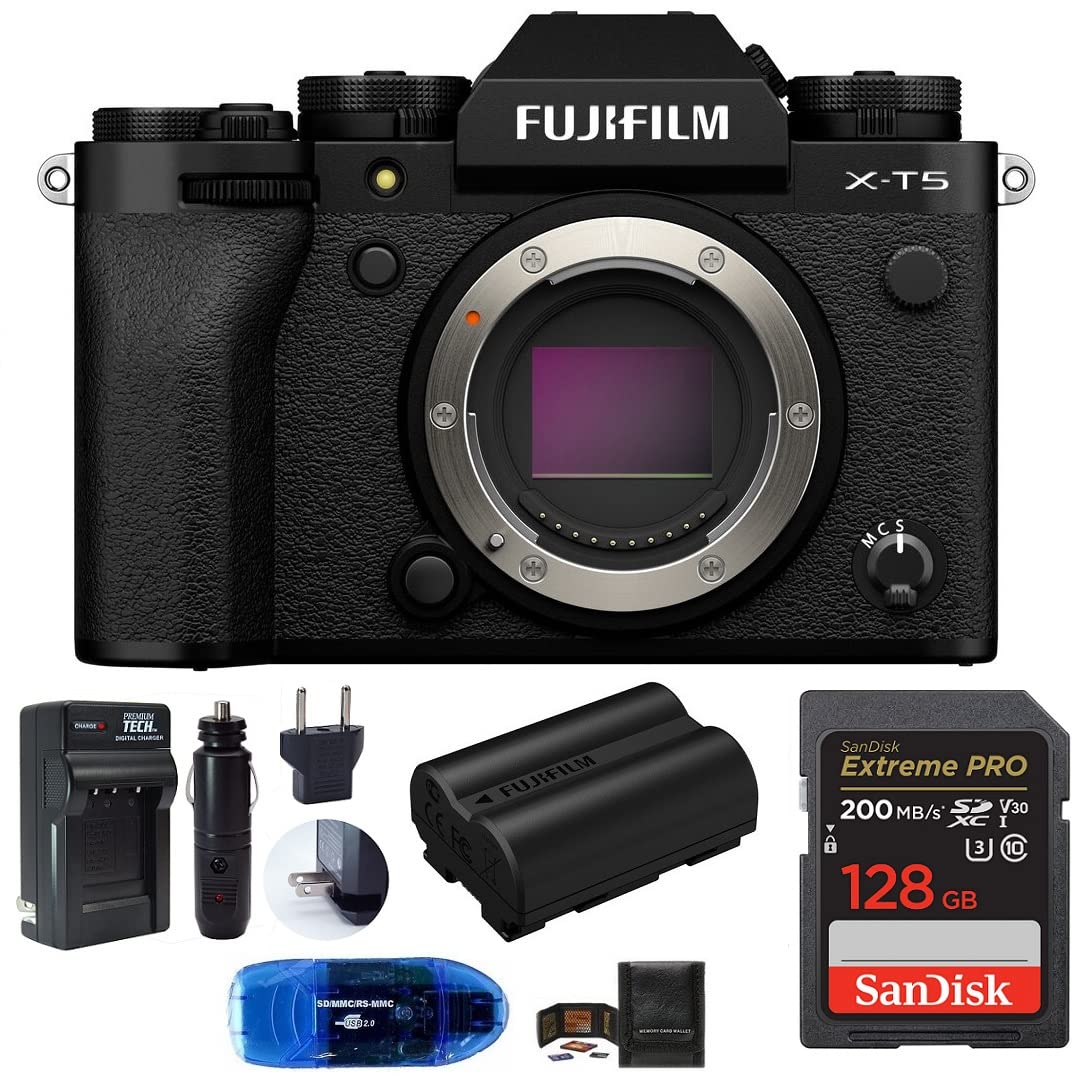 Amazon.com : Fujifilm X-T5 Mirrorless Digital Camera Body Bundle