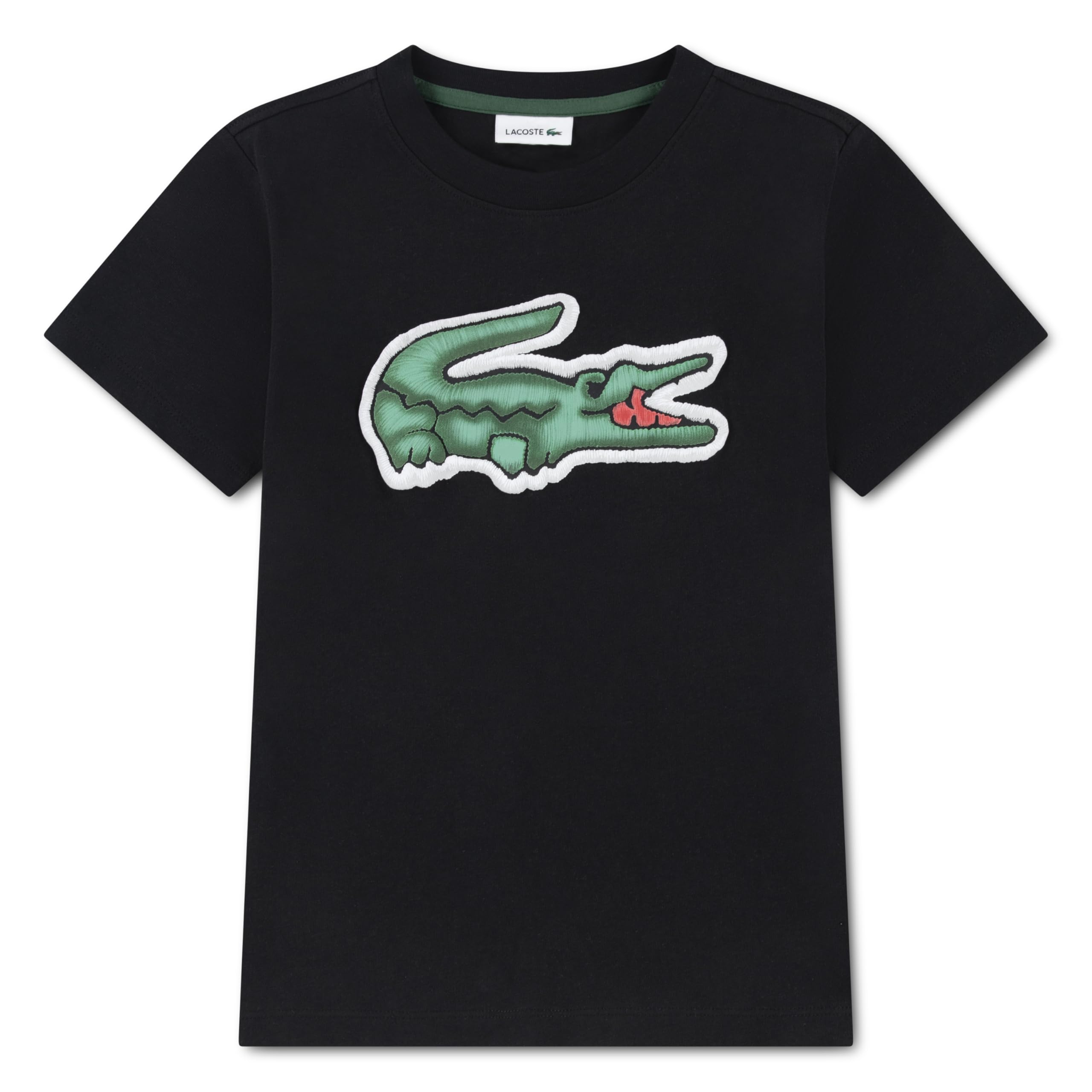 Unisex Kids Embroidered Crocodile Graphic T-Shirt