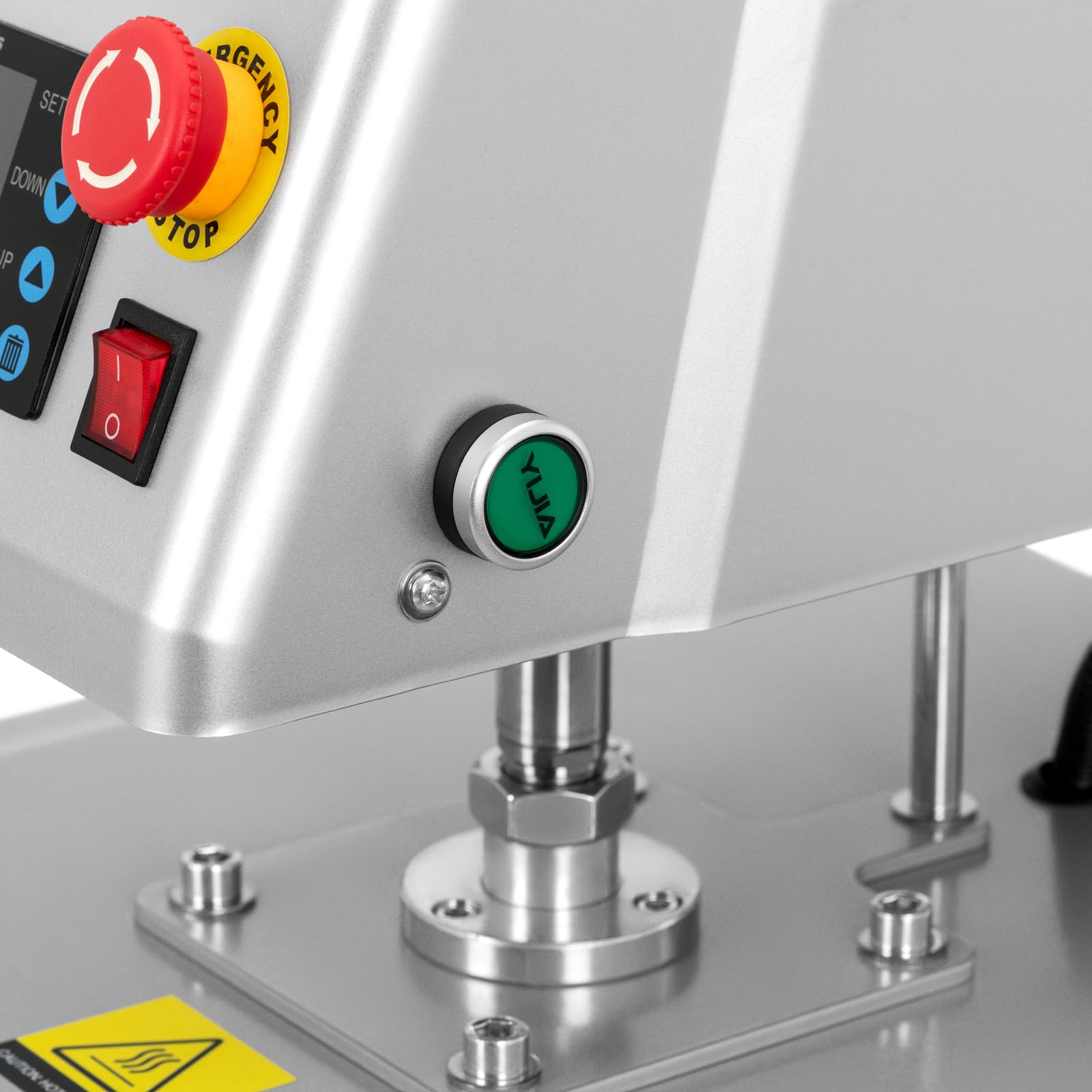 MSW Termopressa pneumatica Doppia 40 x 50 cm con Base Termopressa per Cappellini Pressa a Caldo per Magliette Termopressa pneumatica