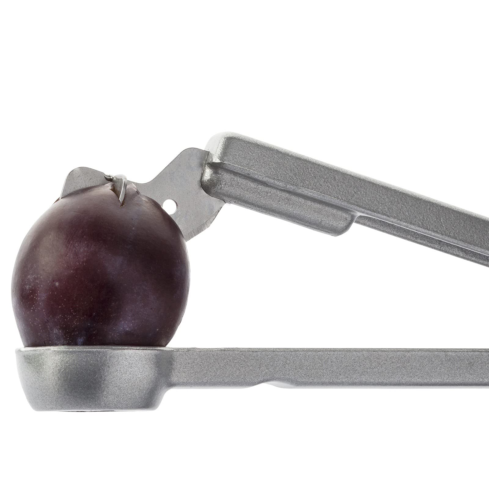 Westmark Set: 1 Dénoyauteur à Cerises + 1 Dénoyauteur à Prunes pour des Fruits prêts à être Cuisiner, Aluminium, Revêtement alimentaire, Lame en Acier inoxydable, Kernex et Steinex, Argenté, 401022E6