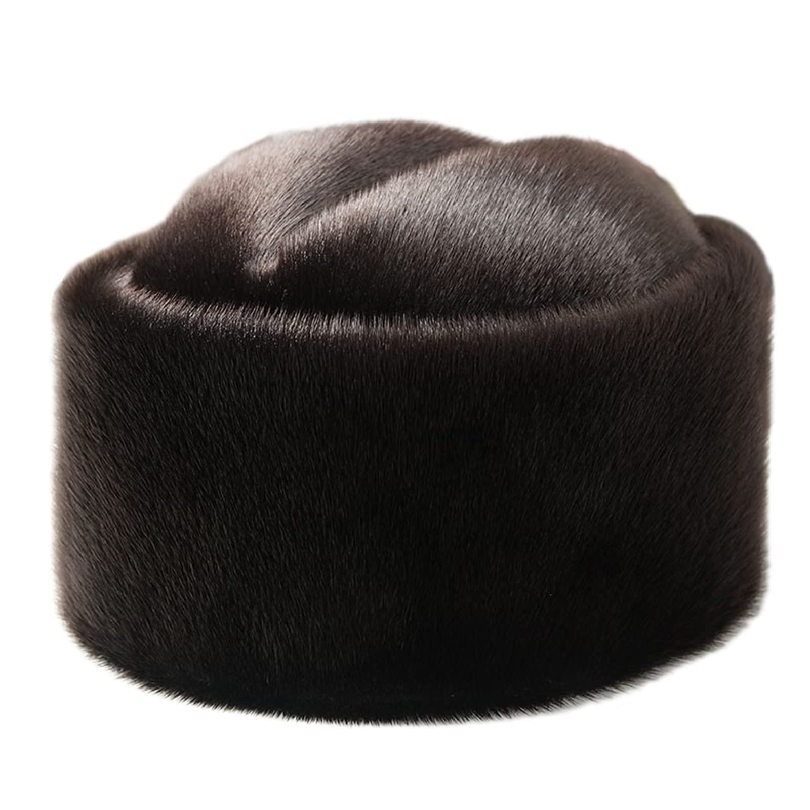 Czapka męska zimowa ciepła rosyjska czapka zimowa ciepła czapka czapka czapka narciarska czapka śnieżna czapka domowa,brązowa-3XL,Brown-3XL