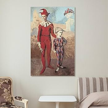 ピカソ(PICASSO)【アクロバットの女】、高級画集画、状態良好 ピカソ(PICASSO)【アクロバットの女】、高級画集画、状態良好