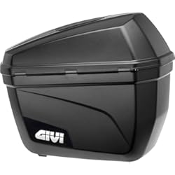 Maleta Givi E470 N Monolock Givi E22N Cruiser Baúl Lateral Monokey, Color Negro Mate, Carga Máxima 5 Kg