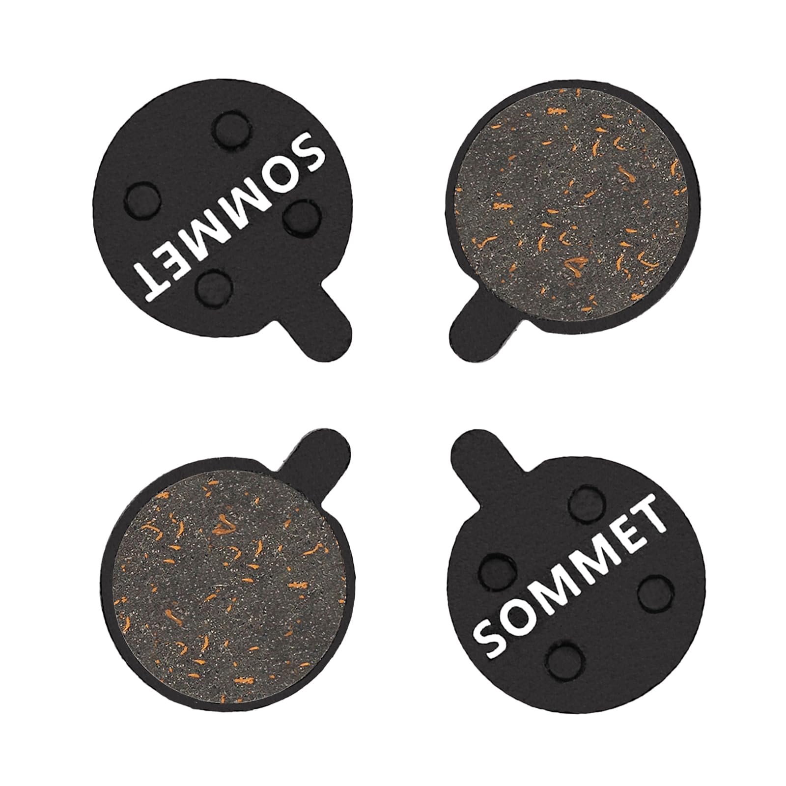 SOMMET 2 Paia pastiglie freni bici a disco per Zoom DB-280/350 / 450/550 / 650 / Alongha SNG/Apse/Artek Apollo/Shockwave/X-Rated
