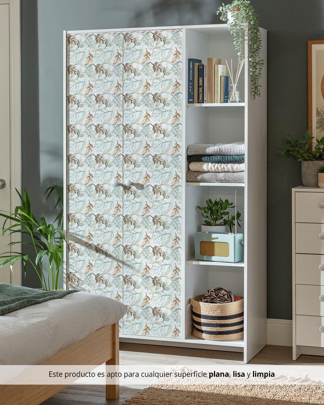 MURIS Vinilo Adhesivo para Muebles y Pared, 40 x 200 cm, PVC Impermeable, Alta Adherencia y Resistente, MRS-VN001