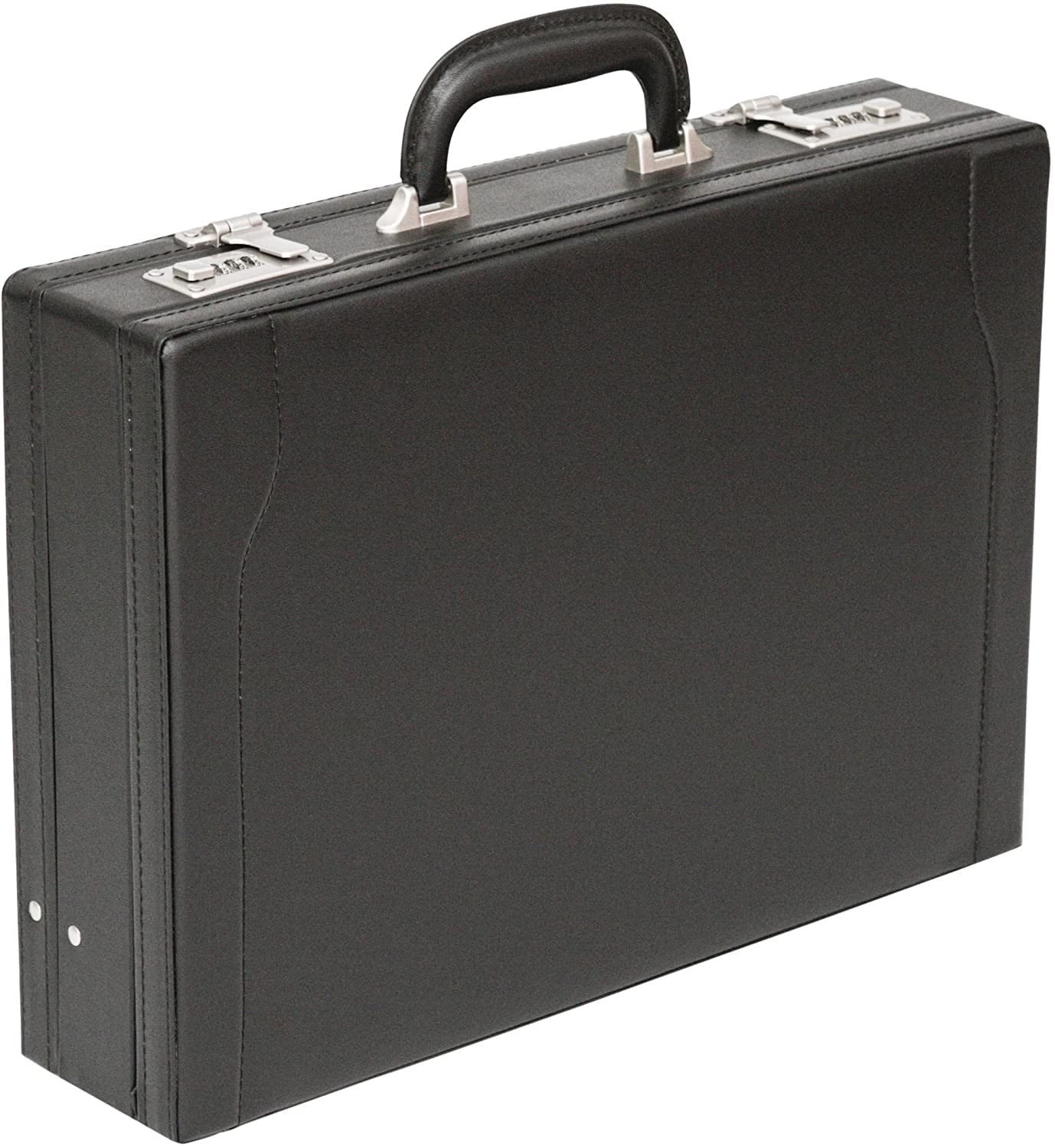 Pu Leather Attaché Briefcase Expandable Men’s Attaché Case, Executive