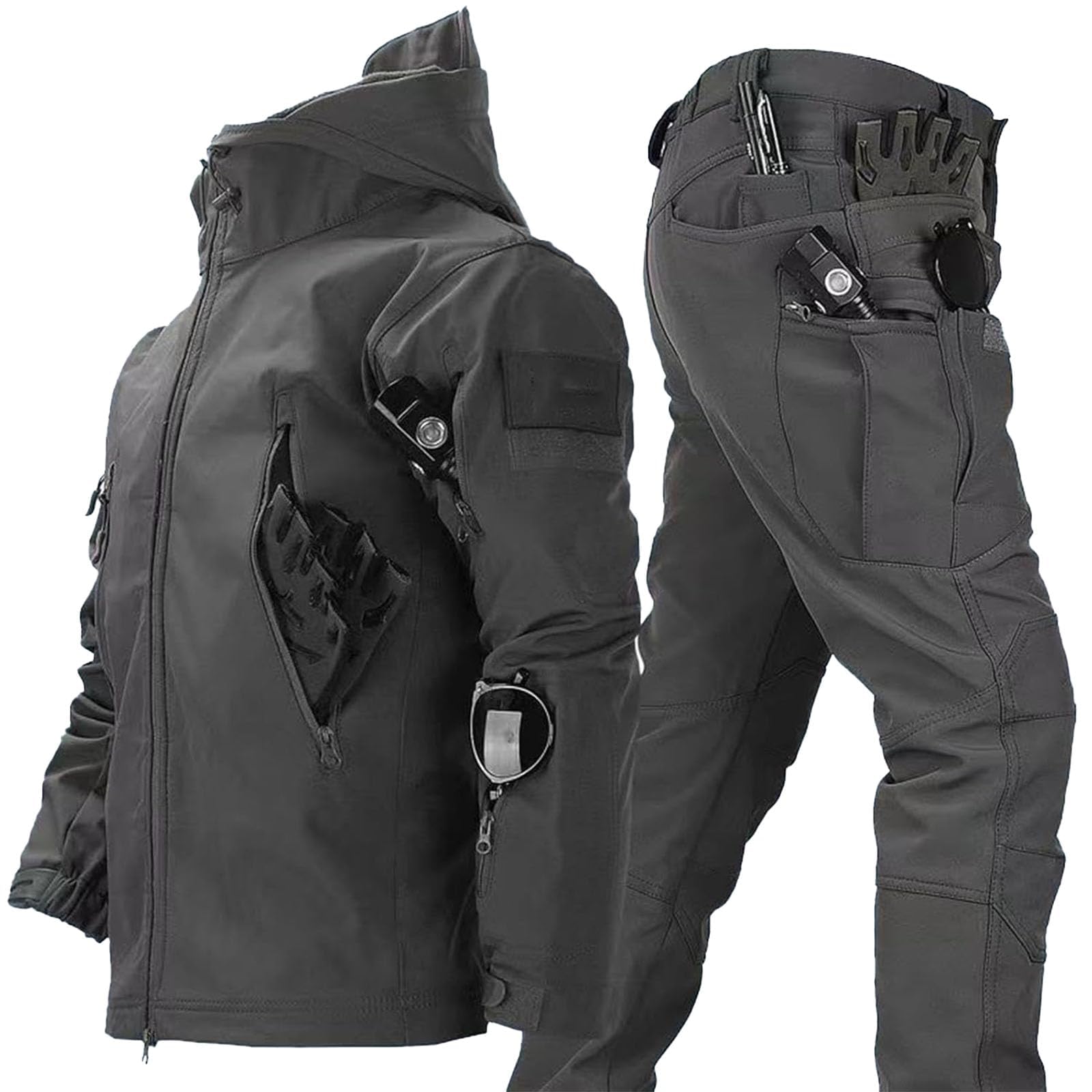 Veste softshell imperméable contre le froid en ski et snowboard