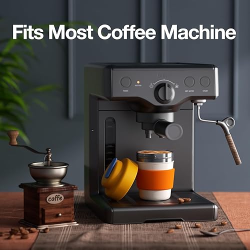 Miniatura 6 de Taza de café de acero inoxidable de viaje de 14 onzas con doble pared de vacío, fácil de agarrar, mantiene el calor y el frío, libre de BPA