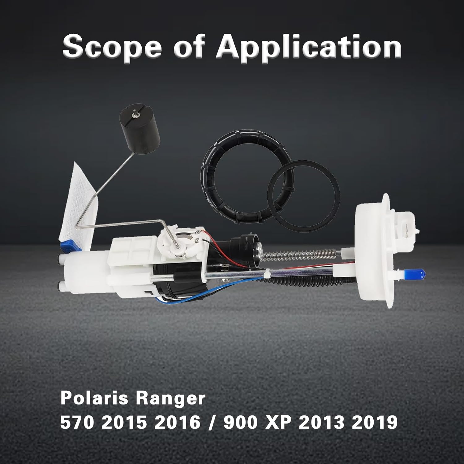 2521307 Fuel Pump Assembly Low Noise and Long Life Compatible with Polaris Ranger 570 2015 2016/900 XP 2013 2019