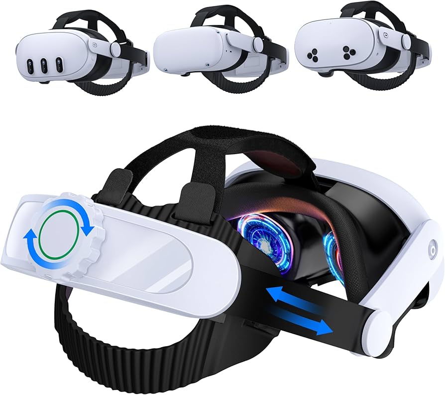 Amazon.com: Head Strap for Meta Quest 3S/Quest 3/Quest 2, VR Amazon.com: Head Strap for Meta Quest 3S/Quest 3/Quest 2, VR