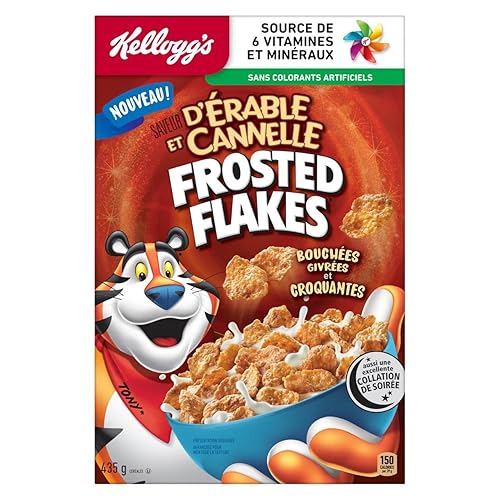 Miniatura 4 de Kellogg's - Cereal de arce y canela esmerilado, 435 g15 oz. Caja (importado de Canadá)
