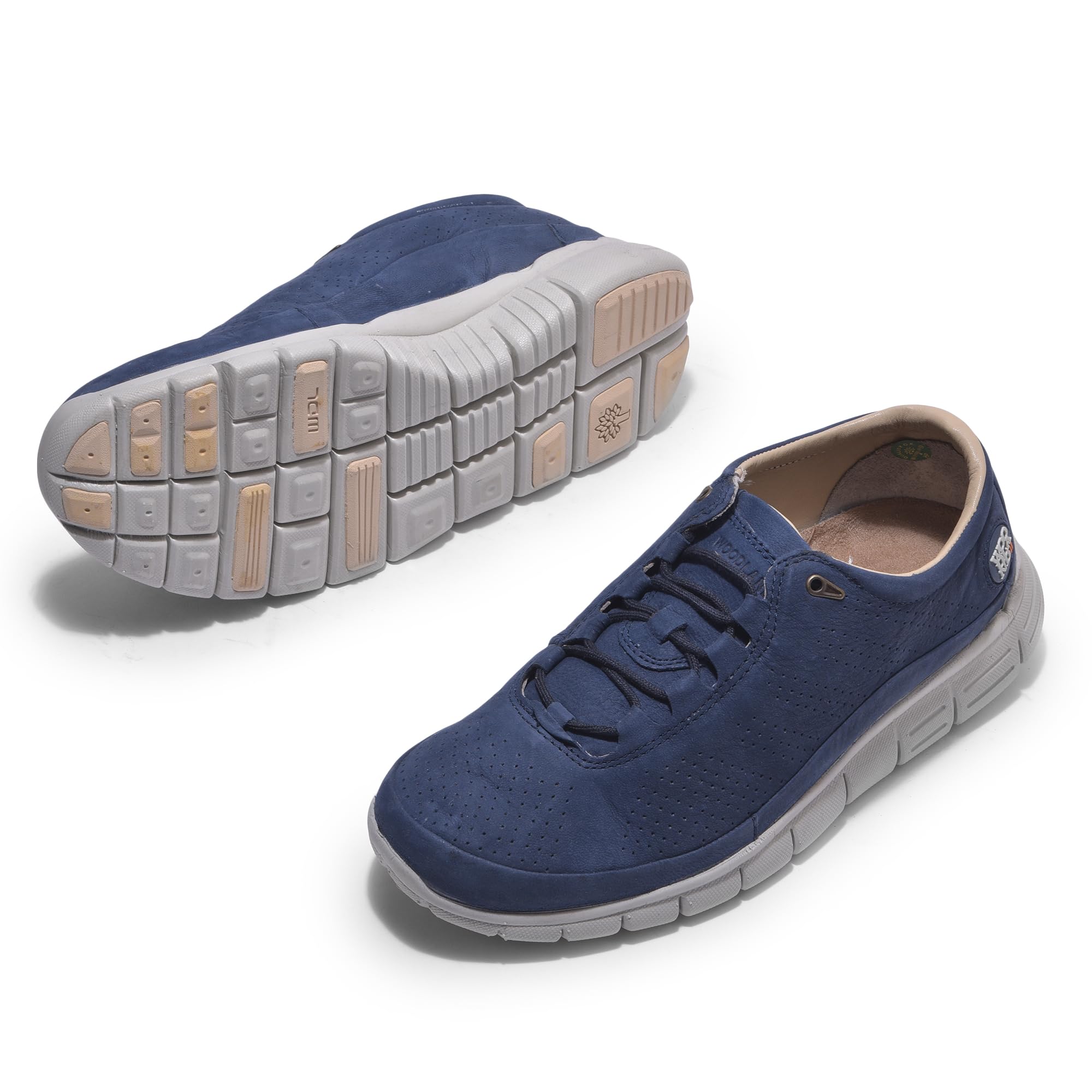 Woodland Men's 3017118 DNAVY Leather Sneaker-9 UK (43 EU) (10 US) (GC 3017118DNAVY) 3
