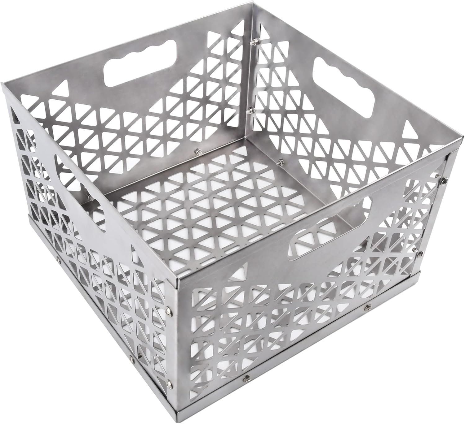 12 Inch Charcoal Firebox Basket for Oklahoma Joe Offset Smoker, Grill Accessories for Long and Efficient Smoking, 12" x 12" x 7.5 "Fire Basket for Oklahoma Joes Highland (Stainless Steel)