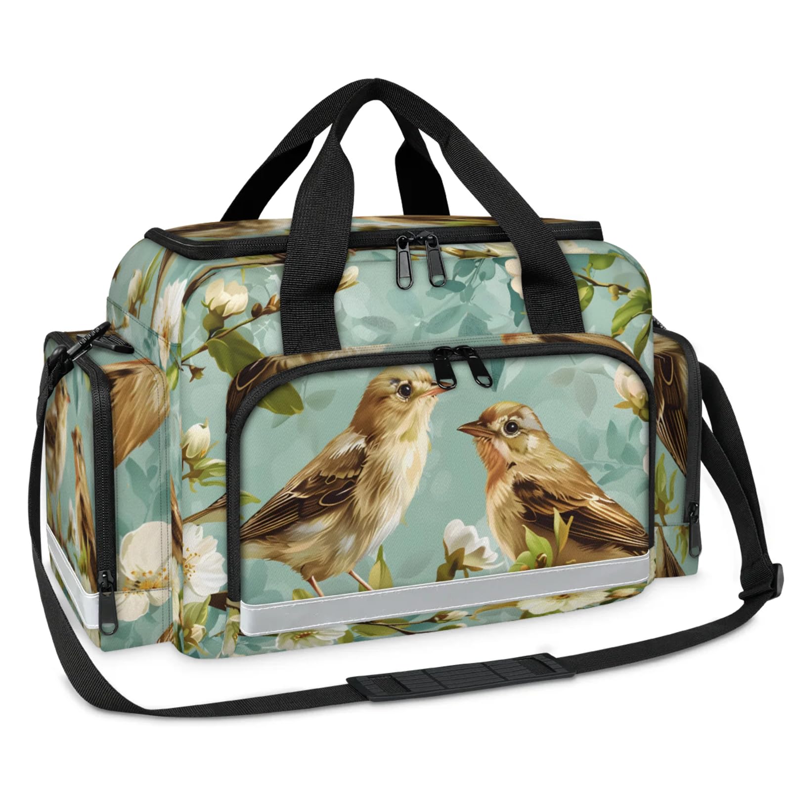 GzLeyigou First Aid Bags Empty, Slow Birds Emergency Bag First Aid Kit Multiple Compartment Kit Carrier On Call Trauma Bag For Paramedics Emergency Medical Supplies Kit